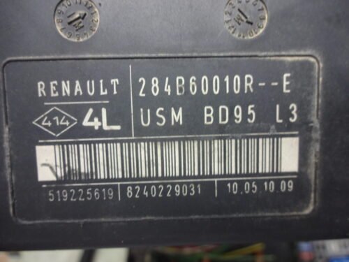 BSM Caja de fusibles  Renault  284B60010R-E 284B60010RE USM BD95