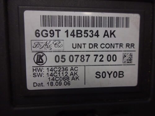 Unidad de control puerta  Ford Galaxy 6G9T14B534AK 6G9T 14B534 AK 0507877200