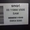 Caja de fusibles Smart Fortwo 0011868V005 SAM 5WK45090