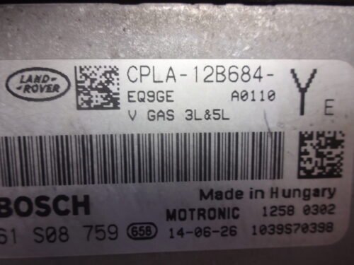 Centralita del motor Jaguar Land Rover 0261S08759 CPLA12B684YE CPLA-12B684-YE