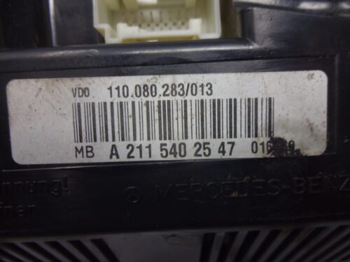 Cuadro de instrumentos  Mercedes W211 A2115402547 110080283013