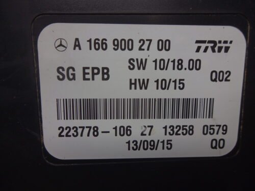 Unidad de control  Mercedes B-Class W246 A1669002700  SG EPB