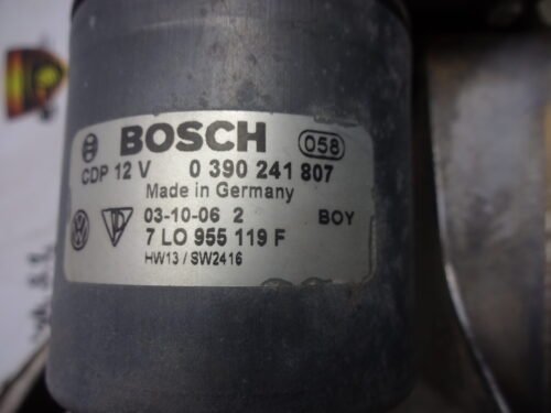 Motor del limpiaparabrisas  VW Touareg Porsche Cayenne 7L0955119F 0390241807 7L0955023K 3397020565