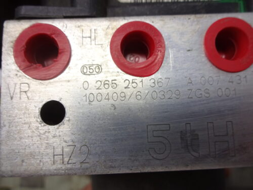 Unidad hidráulica del ABS Mercedes Sprinter A0074314812 0265251367 ZGS001 Q03 0265951521