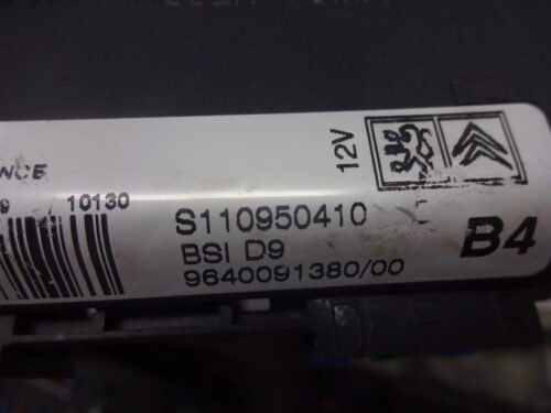 BSI Caja de fusibles Peugeot 406 Citroen S110950410E S110950410 E 964009138000 9640091380/00