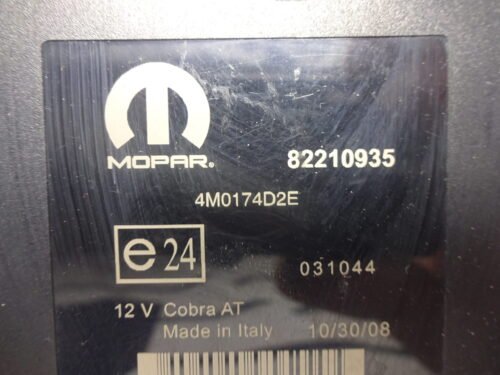 Unidad de control Control unit / MOPAR 82210935 4M0174D2E 12V COBRA AT