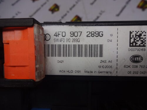 Módulo De Control Comodidad AUDI A6 C6 4F 4F0907289G 4F0910289G 5DK00876222