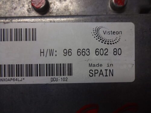 Centralita del motor  Fiat Ducato Peugeot Boxer CITROEN 9666089780 9666360280