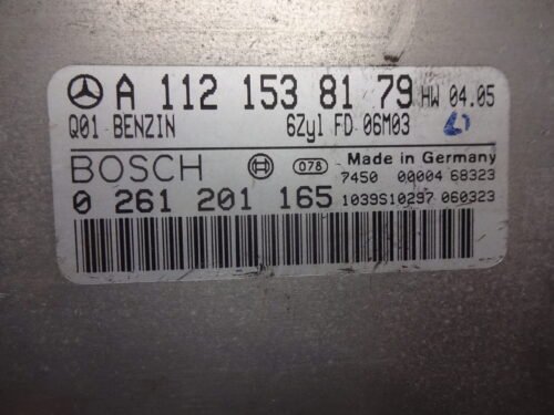 Centralita del motor MERCEDES 0261201165 A1121538179 BENZIN 6Zyl