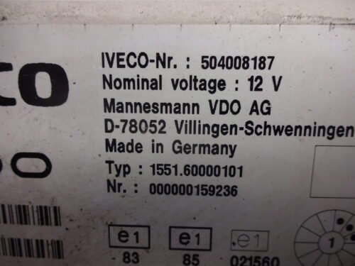 Cuadro de instrumentos IVECO Daily  504008187 155160000101