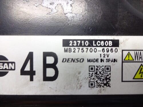 Centralita del motor NISSAN CABSTAR NT400 23710-LC60B MB275700-6960 23710LC60B