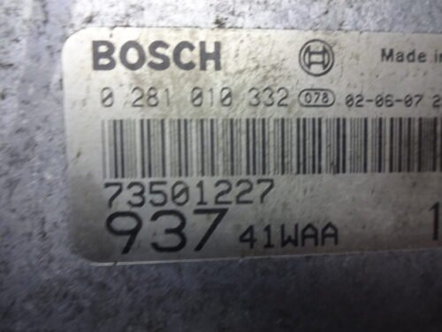 Centralita del motor Alfa Romeo 147 0281010332 73501227 937