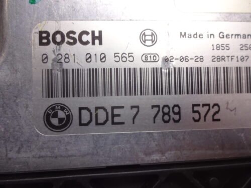 Centralita del motor BMW 320d  BOSCH 0 281 010 565 0281010565 DDE7789572 7791291