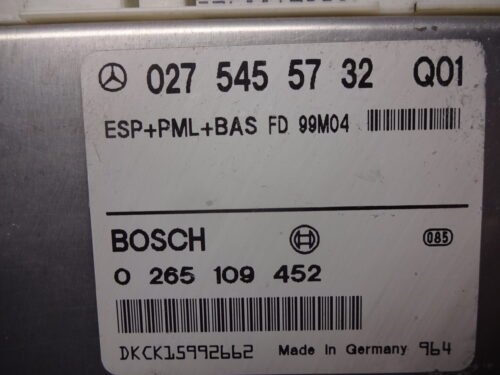 ESP PML BAS Centralita  Mercedes-Benz  0275455732 0265109452 Q01 99M04