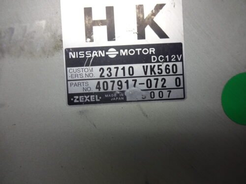Centralita del motor Nissan Navara 23710VK560 23710-VK560 407917-072