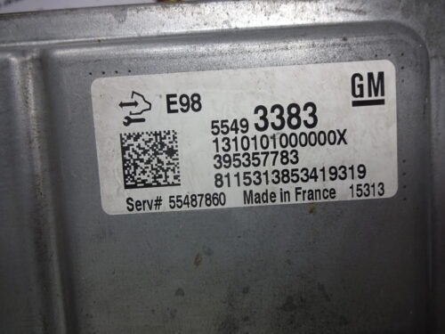Centralita del motor  OPEL Corsa 55493383 395357783