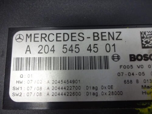 Caja de fusibles  Mercedes-Benz C-Clase W204 A2045454501 A2045454901 A2044422700 A2044422600