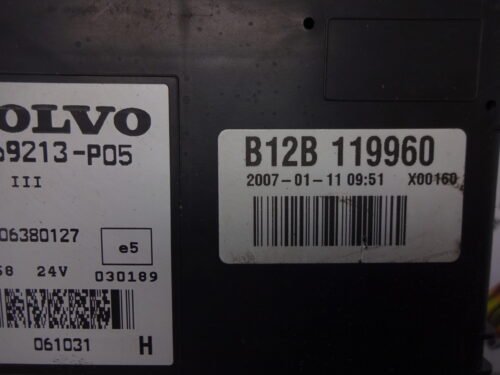 Unidad de control VOLVO 20569213-P05 S/N 06380127 B12B 119960