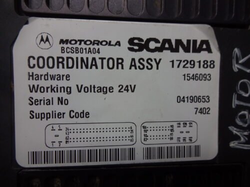 Unidad de control SCANIA 1729188 1546093 BCSB01A04