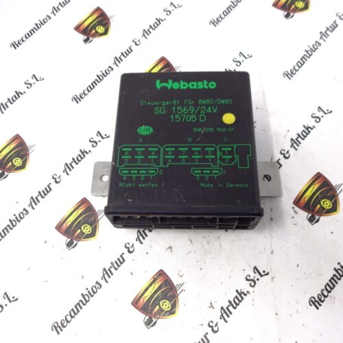 Unidad de control WEBASTO SG1569/24V 15705D 5HB005904-01