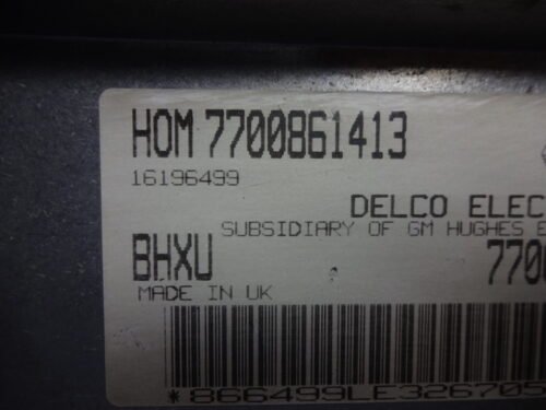 Centralita del motor  RENAULT HOM7700861413 7700865809