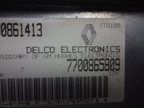 Centralita del motor  RENAULT HOM7700861413 7700865809