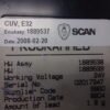 Centralita  control unit Scania 1889537 1889538 1889539