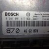 Centralita del motor Saab 0281001617 4662870 870