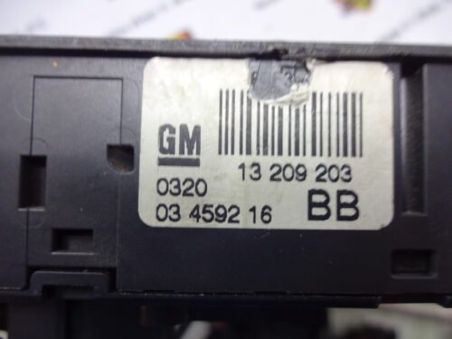 Botonera Elevalunas / Windows switch OPEL 13209203