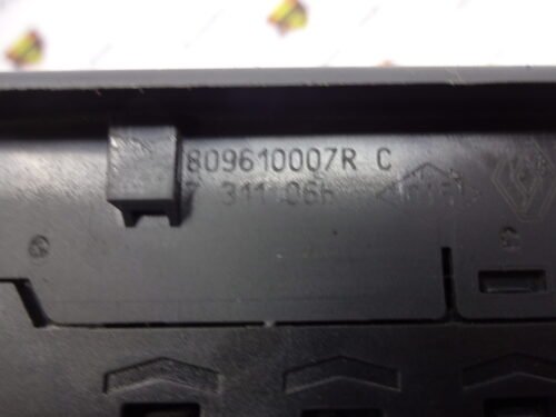 Botonera Elevalunas Windows switch Renault Megane Laguna 809610007RC 809610007R