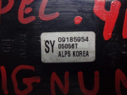 Botonera Elevalunas Windows switch  Opel Vectra C Signum 09185954  05056T