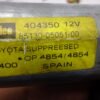 Motor del limpiaparabrisas trasero Toyota Avensis T22 404350 85130-05051-00 8513005051