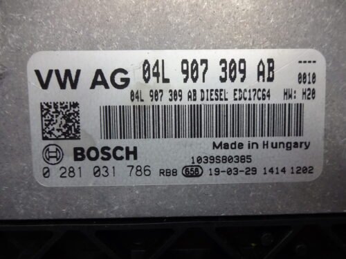 Centralita del motor AUDI Q3 VW Caddy  04L907309AB 0281031786