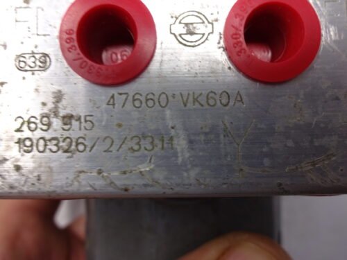 ABS  Nissan NV200 47660VK60A 47660-VK60A 0265254775 0265956531