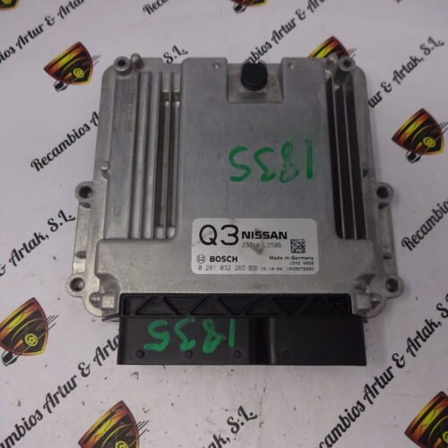 0281032265 23710LD50B 23710 LD50B Q3 Centralita del motor NISSAN 0281032265 23710LD50B 23710 LD50B Q3