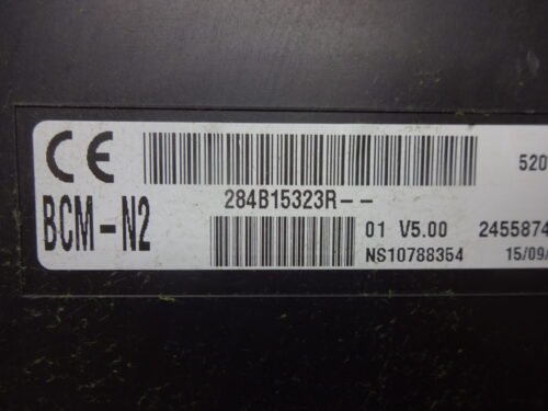 Caja de fusibles BCM Renault 284B15323R BCM-N2