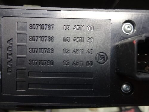 Botonera elevalunas Volvo V50 30710787 30710788 30710789 30710790 03451100