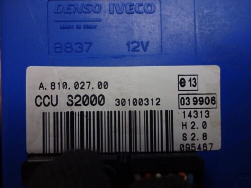 Control electrónico del aire acondicionado Iveco Daily A81002700 S2000 30100312