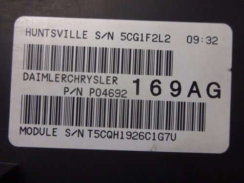 Caja de fusibles Jeep Patriot DODGE CALIBER P04692169AG P04692 169AG