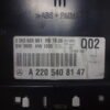 Cuadro de instrumentos MERCEDES-BENZ W220 A2205408147 0263605881