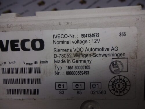 Cuadro de instrumentos IVECO 504134972 155160000105