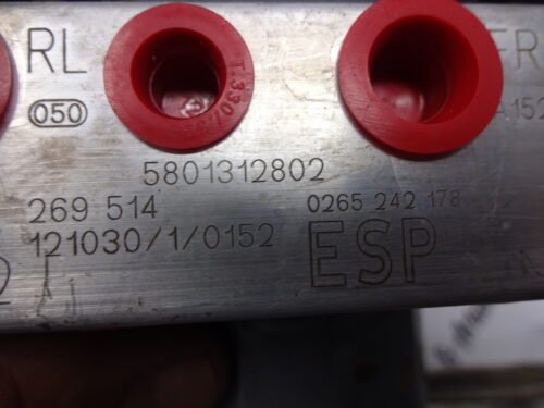 Unidad hidráulica del ABS Iveco Daily 5801312802 0265242178 0265956036