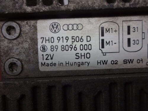 Controlador del ventilador eléctrico VW Transporter 7H0919506D 7HO919506D 898096000