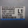 Unidad de control Mitsubishi 8633A002 JL501-000132 Q1T40674M