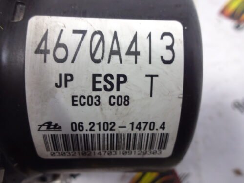 ABS MITSUBISHI LANCER 4670A413 JP ESP 06210214704 06210955923 06261335271