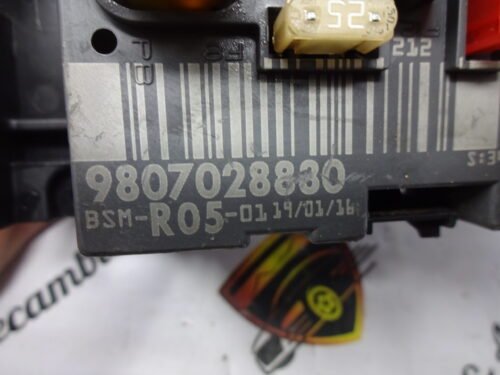 BSM Caja de fusibles Peugeot Citroen BSM-R05-01 9807028880