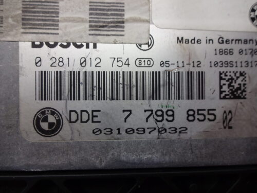 0281012754 DDE7799855 7799855 Centralita del motor BMW 0281012754 DDE7799855 7799855
