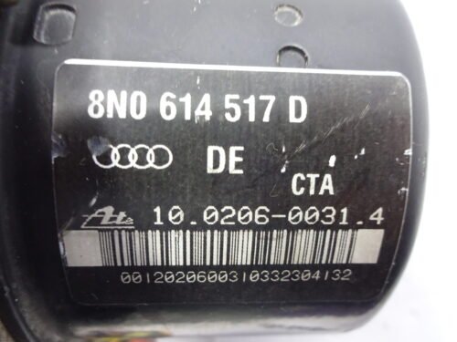 8N0614517D 8NO614517D 8N0907379G 10096003243 10020600314 ABS AUDI TT 8N0614517D 8NO614517D 8N0907379G 10096003243 10020600314