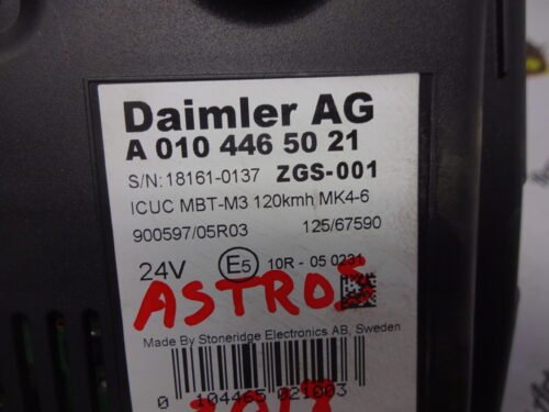 Cuadro de instrumentos Mercedes-Benz Actros A0104465021 ZGS-001 A 010 446 50 21