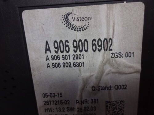 A9069006902 A9069012901 A9069026301 Cuadro de instrumentos Mercedes Sprinter W906 A9069006902 A9069012901 A9069026301